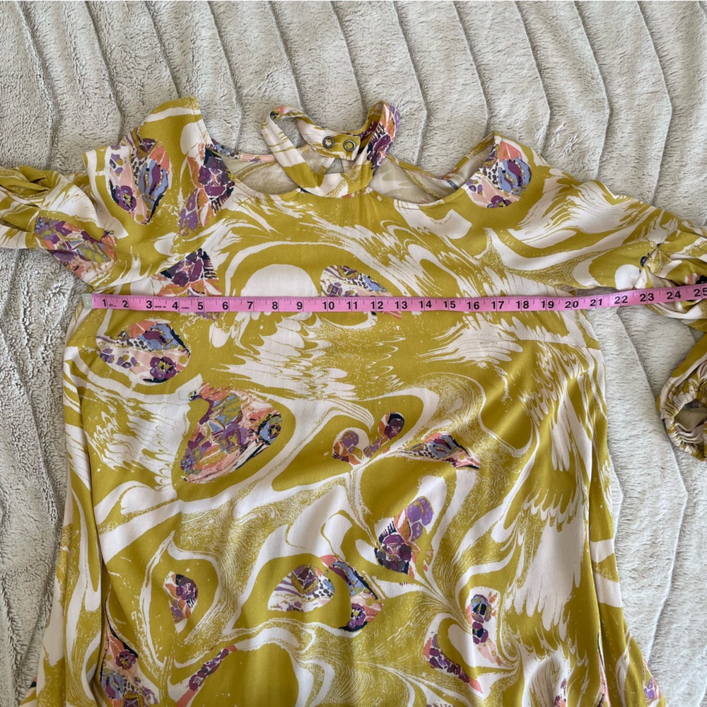 Free People Drift Away Boho Tunic Blouse Dress - Picture 6 of 7